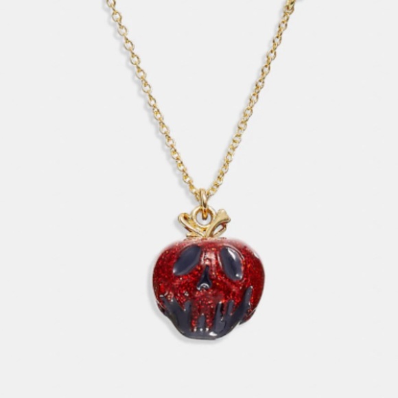 Coach x Disney Poison Apple Necklace NWT - Picture 3 of 5
